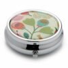 Collectable Design~Handy Metal Pill Box Pick of the Bunch Botanical