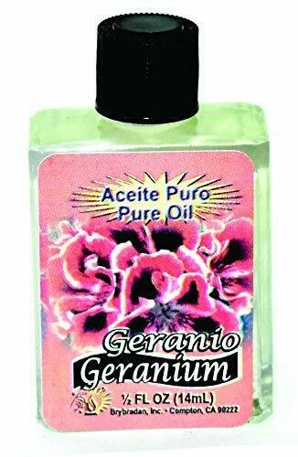 BRYBRADAN GERANIUM PURE OIL - GERANIO ACEITE PURO 1/2OZ 1 3 6 12 PCS