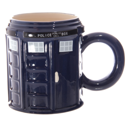 Home Decor~Novelty Ceramic Police Box Mug Coffee Tea Cup UK London Fun Themed Boxed Gift