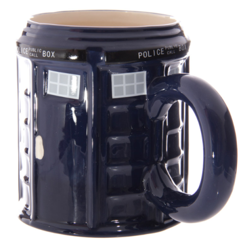 Home Decor~Novelty Ceramic Police Box Mug Coffee Tea Cup UK London Fun Themed Boxed Gift