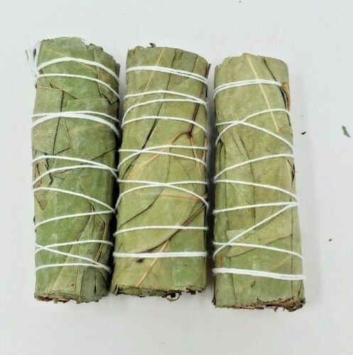 Palo Santo & Sage~2 Pack Eucalyptus Sage Smudge Bundle 4"+ House Cleansing Negativity Removal