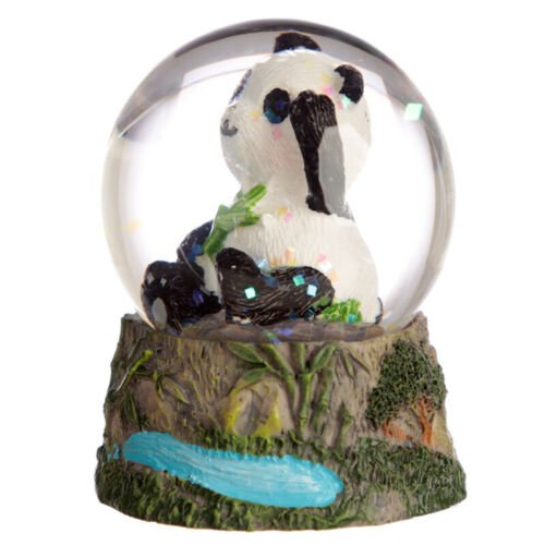 Collectable design~Pandarama Waterball Snow Globe Glitter Shaker Ornament Gift