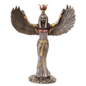 Witchcraft~ISIS STATUE 9+" Egyptian Goddess WOMEN MOTHERS CHILDREN MAGIC MEDICINE SAILORS