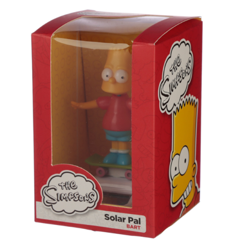 Home Decor~Licensed Bart Simpson Solar Powered Pal - Home Car Office Novelty Decoration UK
