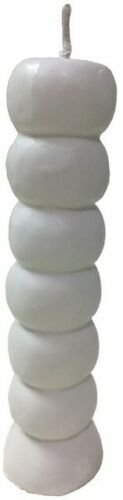 Magic Candle~White 7 Day 7 Knob Wishing Candle, Ritual, Spell, Candle Magick