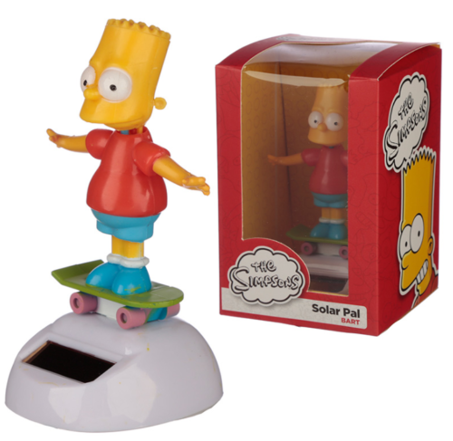 Home Decor~Licensed Bart Simpson Solar Powered Pal - Home Car Office Novelty Decoration UK