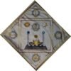 MagicunTarot Cloth~Unique The altar tablecloth Masonic Degrees N1 - 3,4,5,6,7