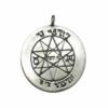 Witches Spell Amulet with Pentacles & Theban Runes As Above So Below Blessed Be