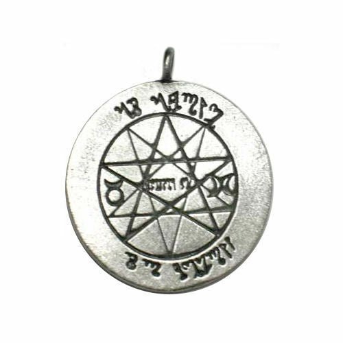 Witches Spell Amulet with Pentacles & Theban Runes As Above So Below Blessed Be