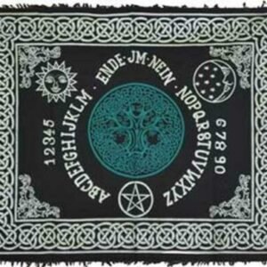 Witchcraft~Tree of Life Ouija Spirit Board Altar Divination Cloth 24" X 30" Wicca Pagan
