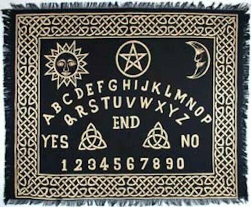 Witchcraft~Ouija Board Altar Tarot Cloth 24 X 30 Pendulum Witch Spirit Board Divination