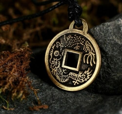 Magic Talisman~Amulet "Coin of Happy Destiny" B-76