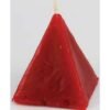 Magic Candle~Red Unscented Pyramid Ritual Spell Candle Wicca Pagan Hoodoo 3"