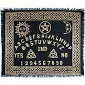Witchcraft~Ouija Board Altar Tarot Cloth 24 X 30 Pendulum Witch Spirit Board Divination