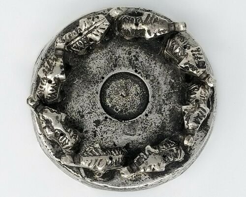 Home Fragrances ~NEW Elephants in Circle Metal Cone Stick Incense Burner 4.75" R