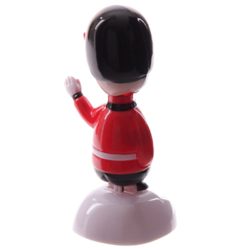 Home Decor~Guardsman Solar Pal Novelty Ornament Rocking Moving Waving Fun Gift Home Work UK