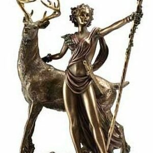 Witchcraft~DIANA STATUE Roman Goddess Mythology ARTEMIS CHILDBIRTH FERTILITY NATURE MOON