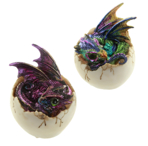 Home Decor~1 x Futuristic Fantasy Nightmare Dragon Figurine Ornament Novelty Dark Legends