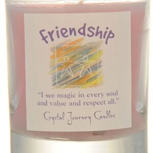 Magic Candle~"Friendship" Herbal Essential Oils Reiki Charged Soy Votive Candle Filled Holder