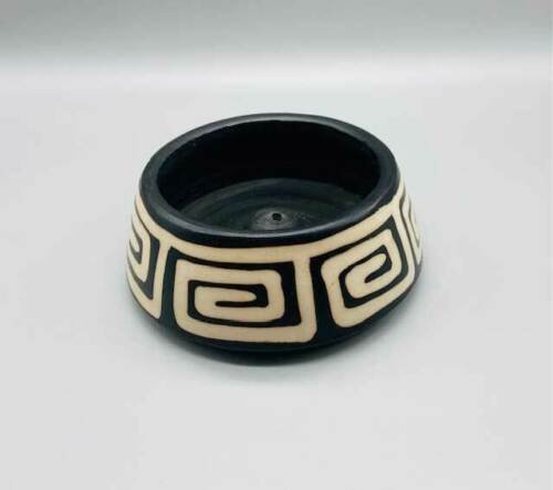 Witchcraft~PERUVIAN CERAMIC INCENSE BURNER - For Cone and Stick Incense 4 -1/2 in.