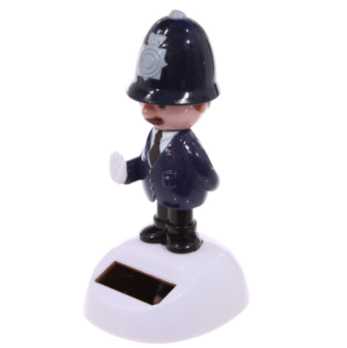 Home Decor~London Policeman Solar Pal Flip Flap Car Dashboard Window Decoration Gift
