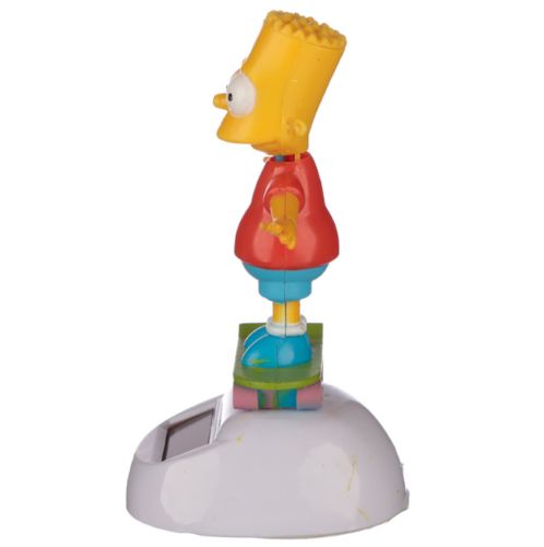 Home Decor~Licensed Bart Simpson Solar Powered Pal - Home Car Office Novelty Decoration UK
