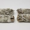 Palo Santo & Sage~4X White Sage Smudge Sticks / Wands 4 - 5 " Negativity Removal