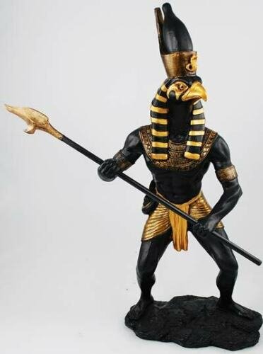 Witchcraft~HORUS STATUE Ancient Egyptian God Mythology LIGHT SKY LAW WAR RULERS YOUNG MEN