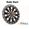 safe dart board 6plastic dart set 41.5cm diameter family party board game rubber darts head   Game related