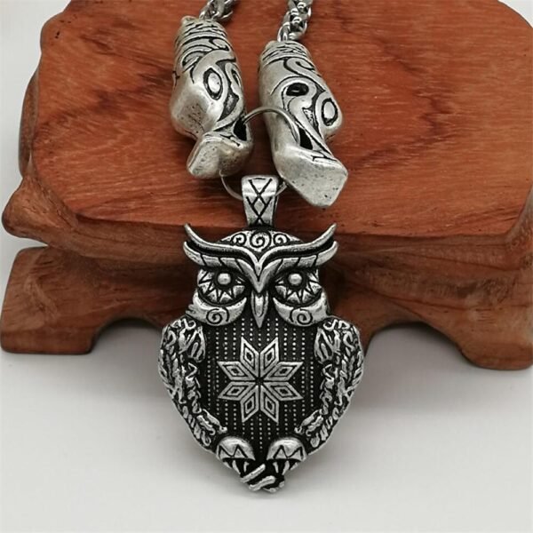 New Magicun Viking~slavic smybol owl pendant men's charm jewelry dragon necklace best gift 1pc