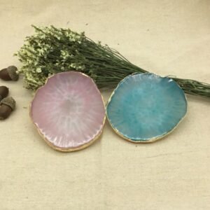 Magicun Crystal~slice agate rose red agate agate coasters agate stand agate stone
