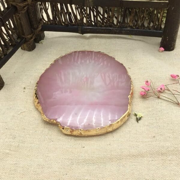 Magicun Crystal~slice agate rose red agate agate coasters agate stand agate stone