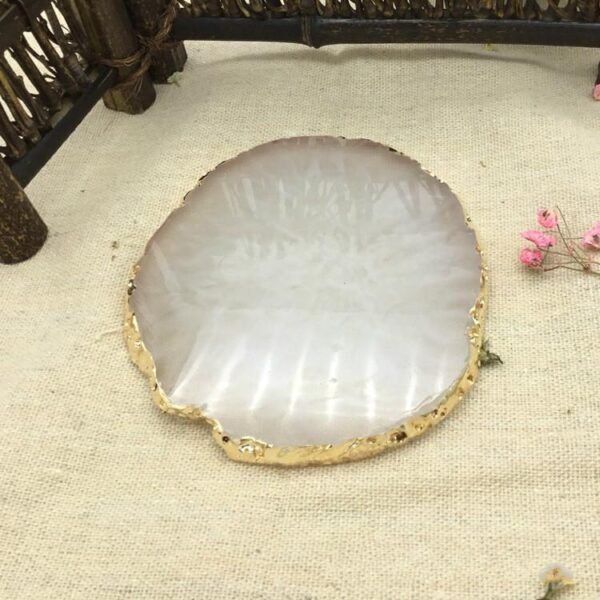 Magicun Crystal~slice agate rose red agate agate coasters agate stand agate stone