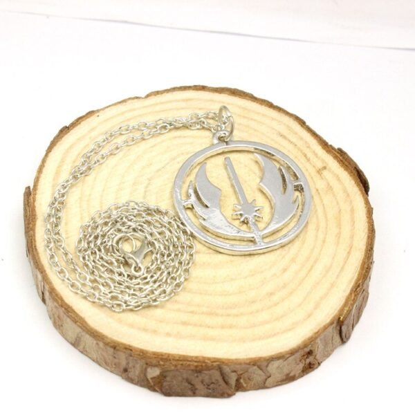 Viking Magic~stainless steel movie jewelry Star Wars Jedi Order Necklace,Silver Plated Pendant necklace