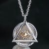 Templar Freemason All Seeing Eye Necklace