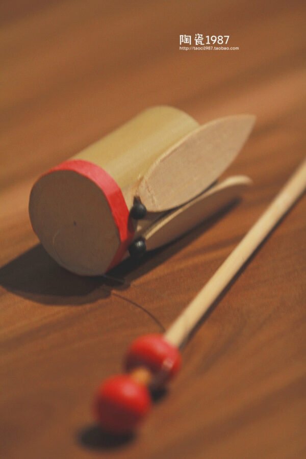 traditional chinese handmade toy bamboo cicada sound game DIY wood toy for kids novelty Decoration crafts knick-knack   Game related