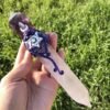 Natural Stone Crystal Point Magic Scepter Wand Stick Energy Reiki Healing Ceremony Props Wicca Supplies Meditation Spiritual| |