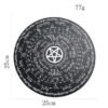 15cm Wood Black Round Witchcraft Altar Butterfly Board Meditation Cube Moon Phase Pendulum Game Magical Divination Planchette - Charms