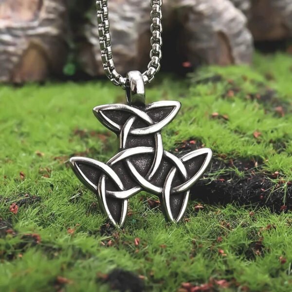 Retro Gothic Mystical Angel Wings Pendant Necklace