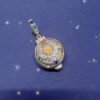 925 Sterling Silver Anime Sailor Moon Prism Compact Polly Pocket Charm Bead With 2 Mini Dolls For Pandora Bracelet Fans Jewelry