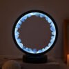 Creatitive Energy Mineral Stone Lamp Healing Crystals Night Light Home Lucky Gather Wealth Stone Decoration Energy Reiki Chakra