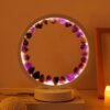 Creatitive Energy Mineral Stone Lamp Healing Crystals Night Light Home Lucky Gather Wealth Stone Decoration Energy Reiki Chakra