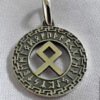 Viking Talisman Pendant Viking Rune Amulet Tyr Necklace Occult Jewelry