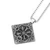 Fashion Vintage Stainless Steel Viking Compass Pendant Necklace For Men Nordic Celtic Knot Necklaces Punk Amulet Jewelry Gifts