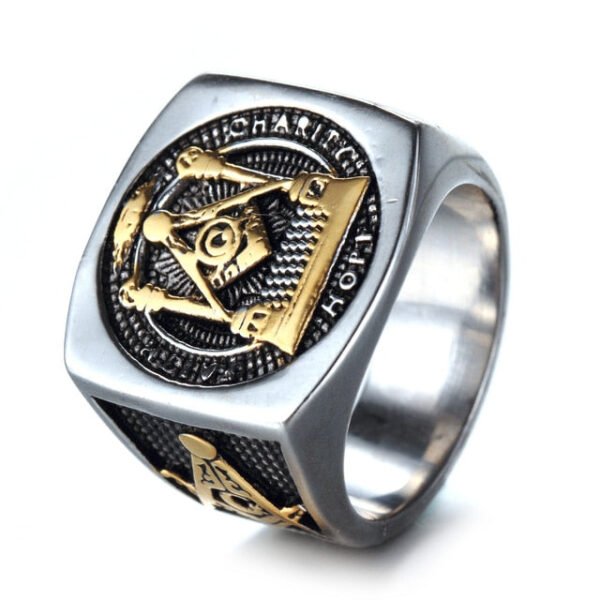 Stainless Steel Masonic Rings | Stainless Steel Finger Ring | Stainless Steel Jewelry - Rings