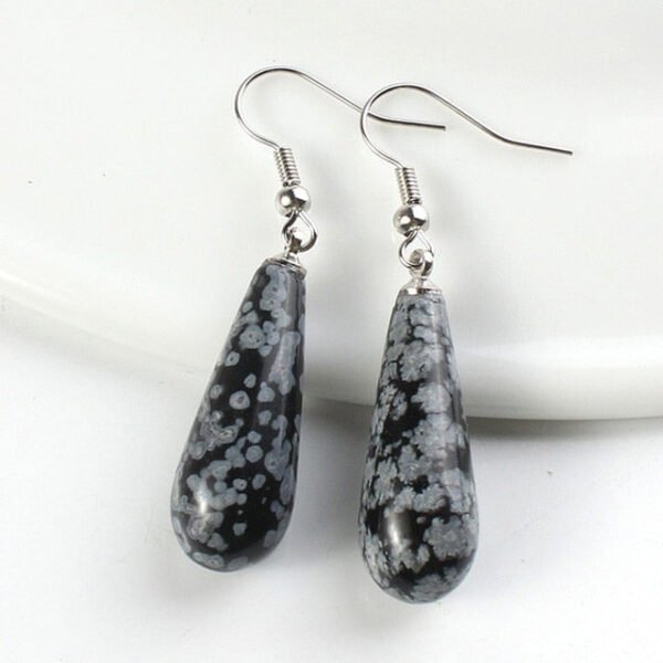 Earrings Natural Stones Crystals | Earrings Women Natural Stone - New Women Jewelry