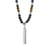 TIBETAN BUDDHIST PHURBA KILAYA THE MAGIC DAGGER WITHTIGER’S EYE LAVA STONE NECKLACE FOR MEN JEWELRY