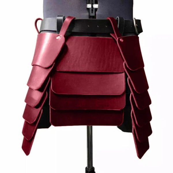 Medieval Viking Knight Leg Armor Leather Tassets Belt Renaissance Larp Celtic King Battle Skirt For Reenactment Cosplay Costume