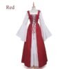 S-6XL Medieval Punk Dress Cosplay Halloween Costumes Women Palace Carnival Party Disguise Princess Female Victorian Vestido Robe