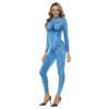 Movie Avatar The Way of Water Alien Cosplay 3D Jumpsuit Women Men Avatar Cosplay Costume Halloween Zenti Party Bodysuit